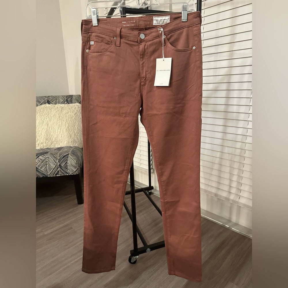 NWT- Ag Adriano Goldschmied - Pink Cigarette Jeans - size 29 - Picture 5 of 10